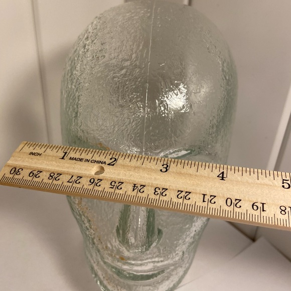 Vintage glass human mannequin Head sculpture head figure wig hat display 60s 70s - Picture 13 of 16